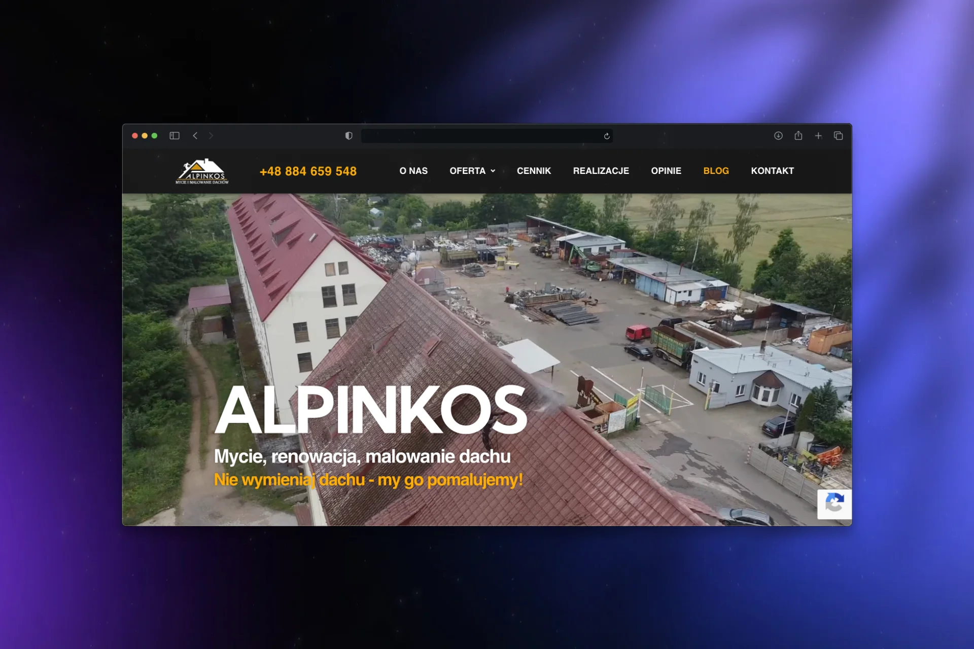 Widok projektu Alpinkos.pl